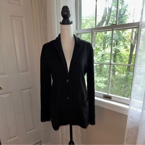 J. Crew Factory Sweater Blazer in Black